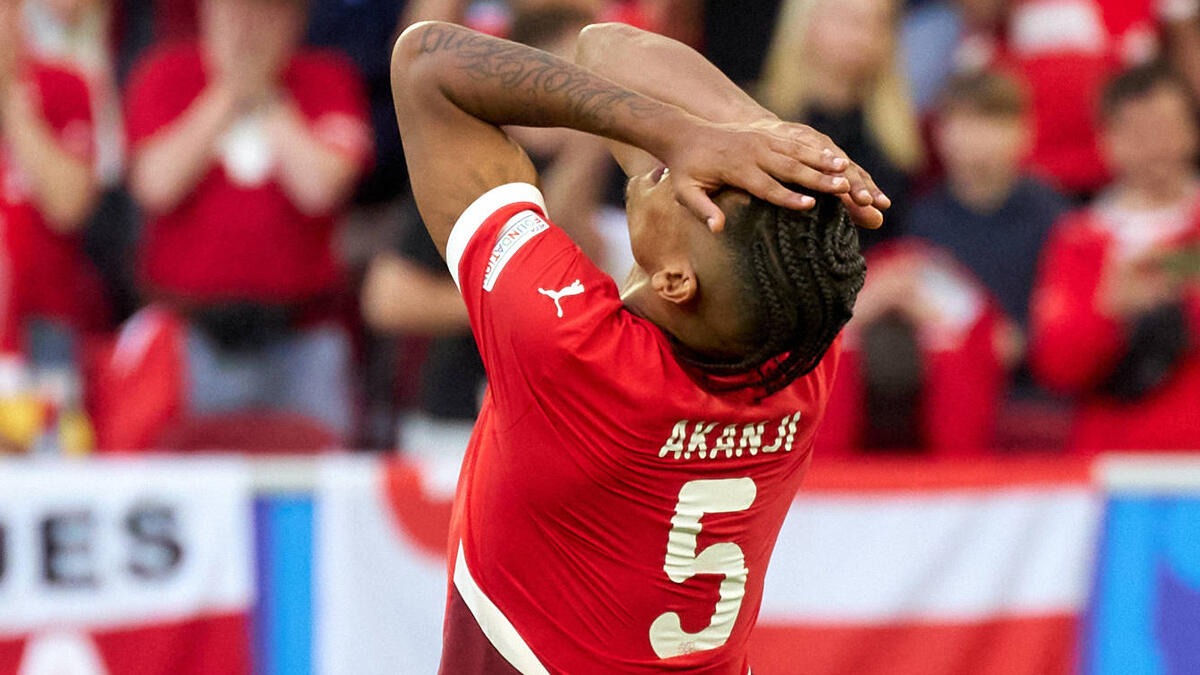 Schweizer Pechvogel: Manuel Akanji