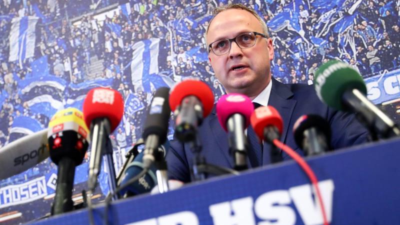 Frank Wettstein gab die Zahlen zum Geschäftsjahr 2017/18 des Hamburger SV bekannt