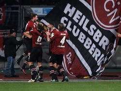 Der FC Nürnberg setzte sich mit 2:1 gegen den 1. FC Kaiserslautern durch