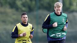 Per Mertesacker (r.) ist für Serge Gnabry wie ein Bruder