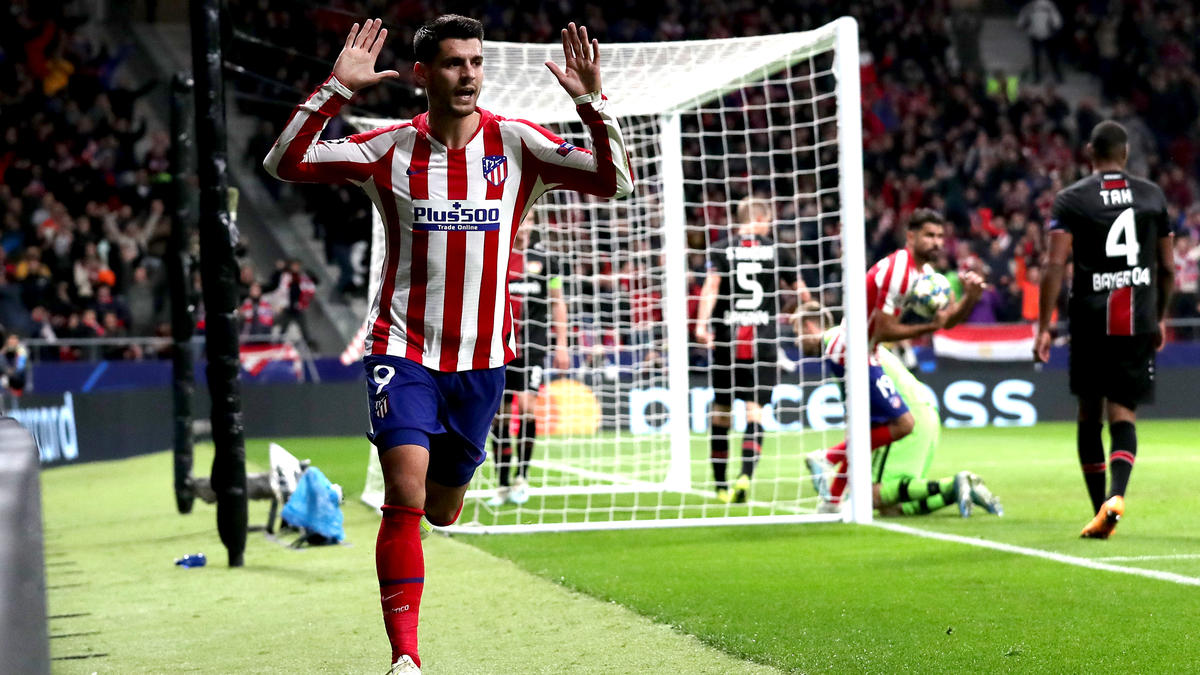 Álvaro Morata erzielte das Tor des Abends im Madrid Álvaro Morata erzielte das Tor des Abends im Madrid