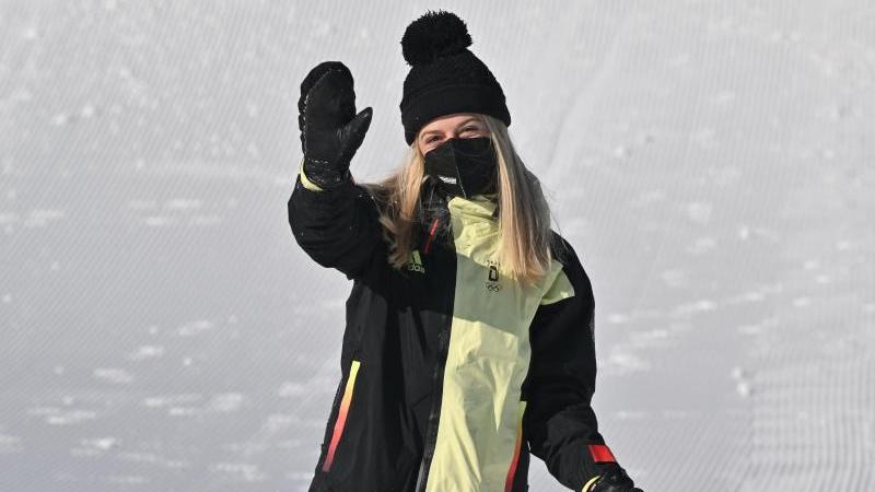Ski-Freestylerin Aliah Delia Eichinger fuhr den ersten Weltcup-Podestplatz ihrer Karriere ein