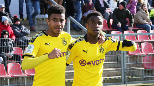 Ansgar Knauff und Youssoufa Moukoko erzielten Tore für die U19 des BVB