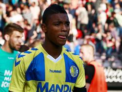 Alvin Fortes in de verloren wedstrijd van RKC Waalwijk tegen NEC in de Jupiler League. (13-09-14)