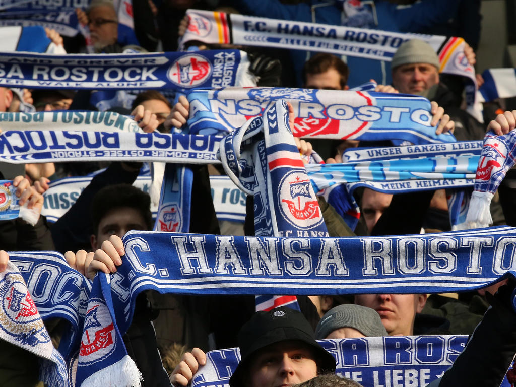 Die Fans des FC Hansa Rostock sorgten für Ärger