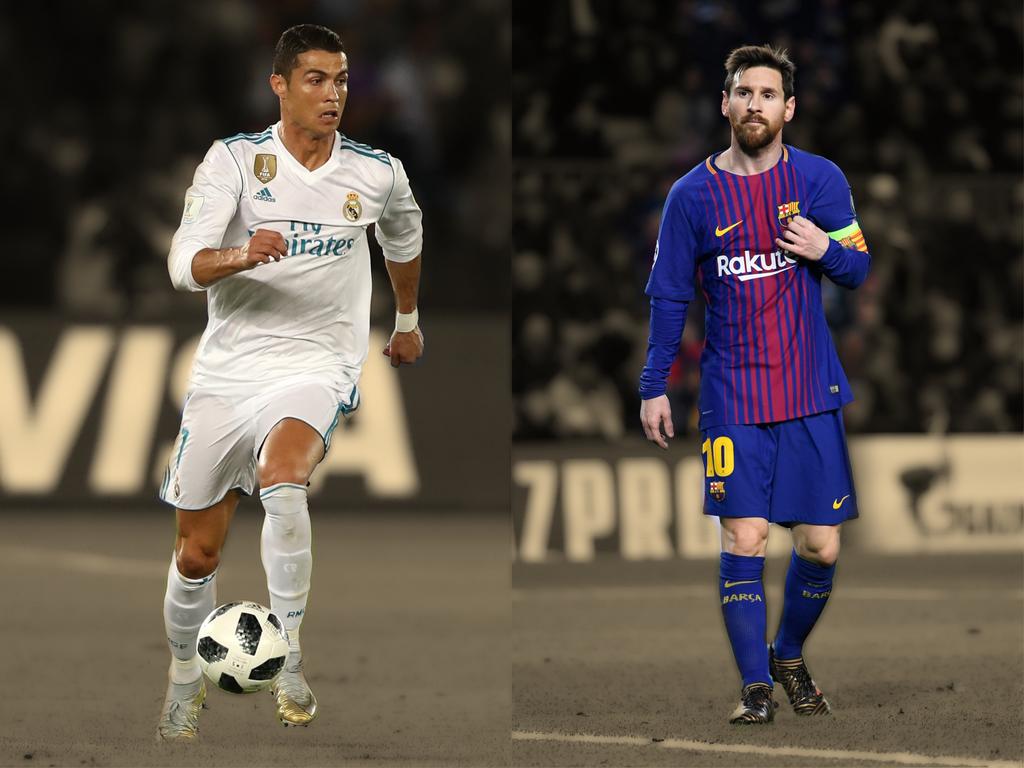Das Duell Real gegen Barca ist auch das Duell von CR7 gegen Messi
