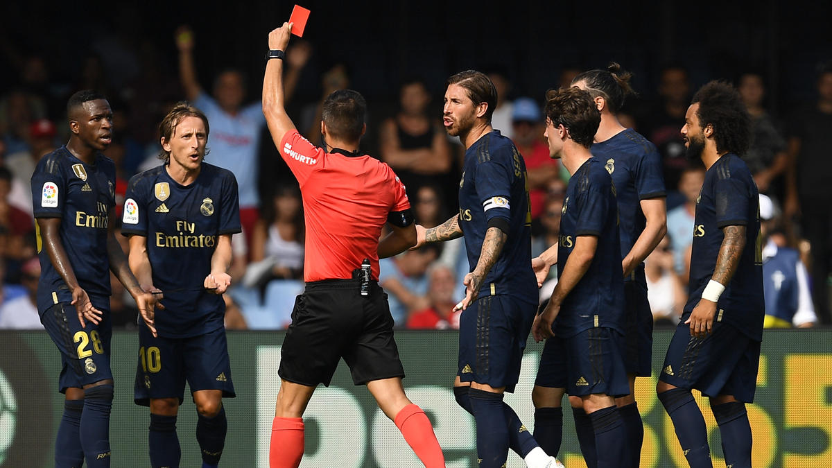 Luka Modric sah die Rote Karte Luka Modric sah die Rote Karte