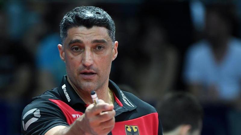 Andrea Giani ist der Trainer der deutschen Volleyballer Andrea Giani ist der Trainer der deutschen Volleyballer