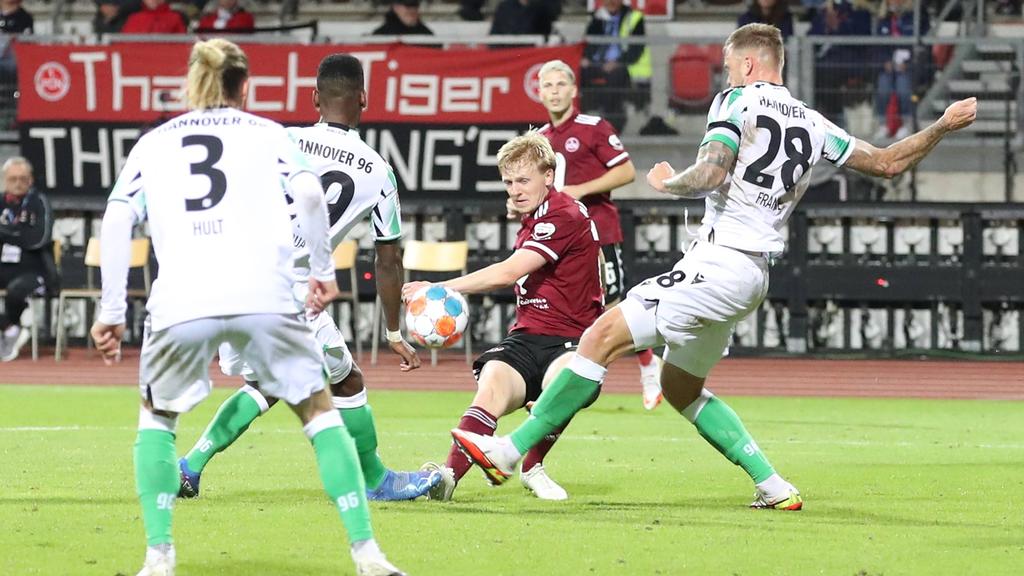 Der 1. FC Nürnberg und Hannover 96 trennten sich mit einem Remis