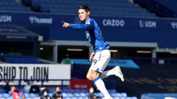 James Rodríguez erzielte einen Treffer und bereitete ein Tor für den FC Everton vor