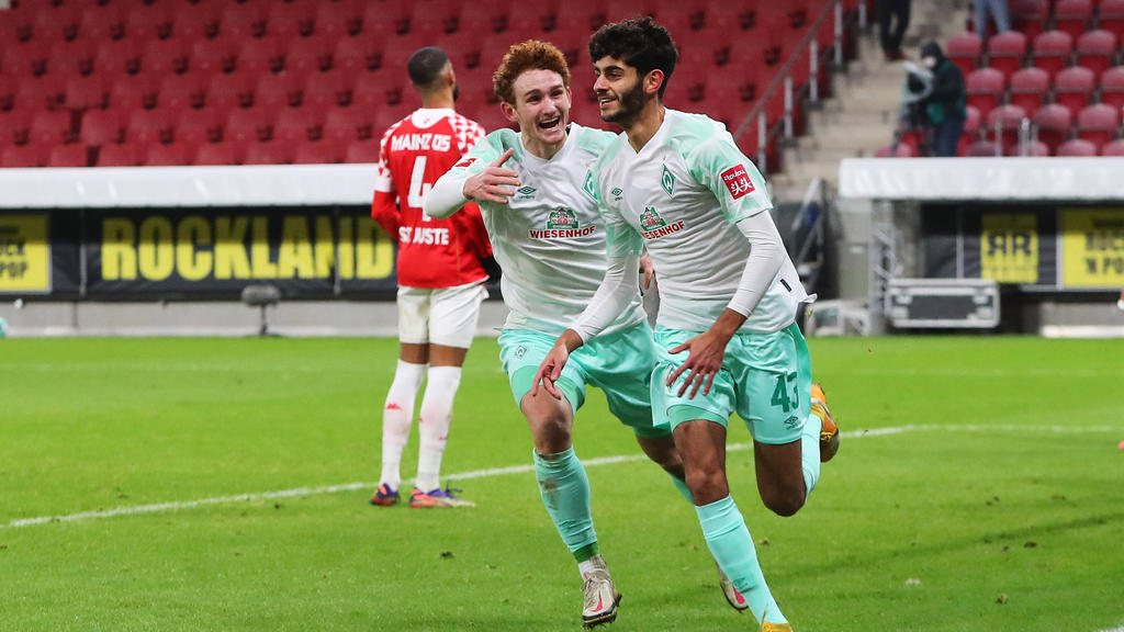 Werder Bremen entschied das Spiel gegen Mainz 05 spät für sich
