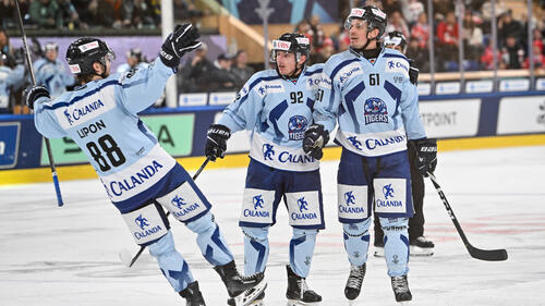 Die Straubing Tigers sind beim Spengler Cup ins Finale gestürmt