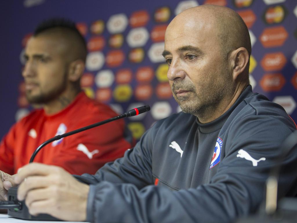 Jorge Sampaoli, el técnico de la 'Roja', le dio una nueva oportunidad a Vidal. (Foto: Getty) Jorge Sampaoli, el técnico de la 'Roja', le dio una nueva oportunidad a Vidal. (Foto: Getty)