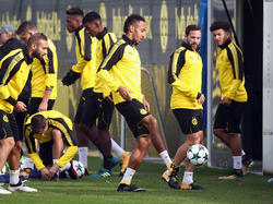 Pierre-Emerick Aubameyang fehlte am Mittwoch im BVB-Training