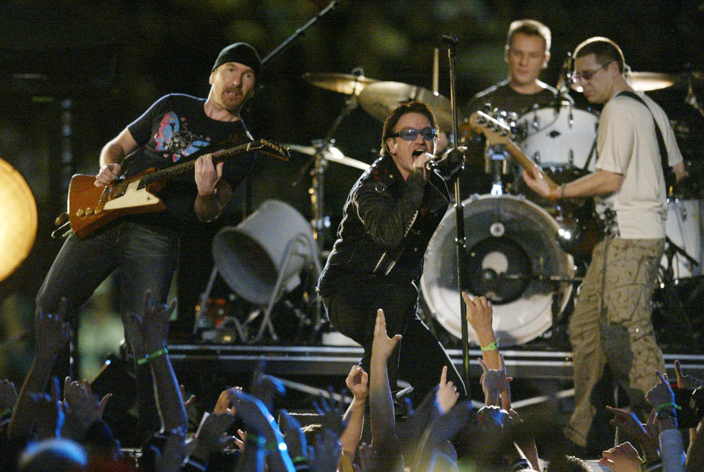 U2 sorgen für Gänsehaut