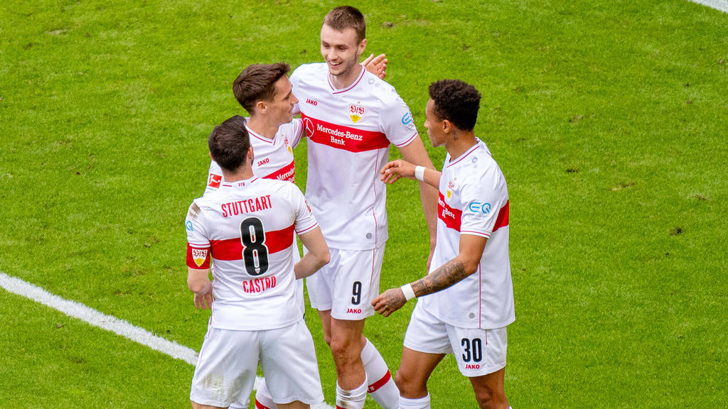 Sasa Kalajdzic (9) könnte den VfB Stuttgart verlassen