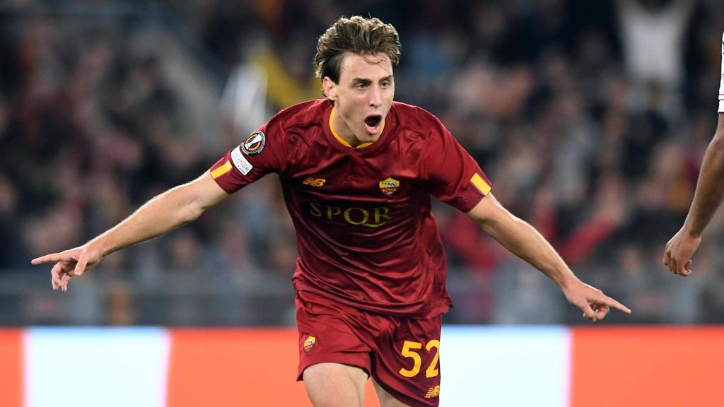 Edoardo Bove hands AS Roma small lead in Europa League semifinal