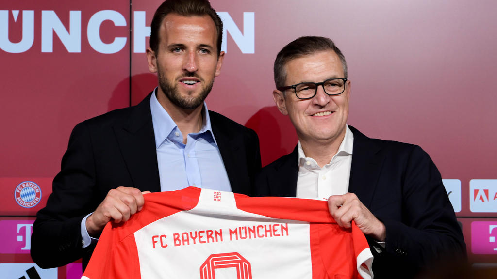 Harry Kane ist für Bayern-Boss Jan-Christian Dreesen auch ein Statement für den Fußball-Standort Deutschland