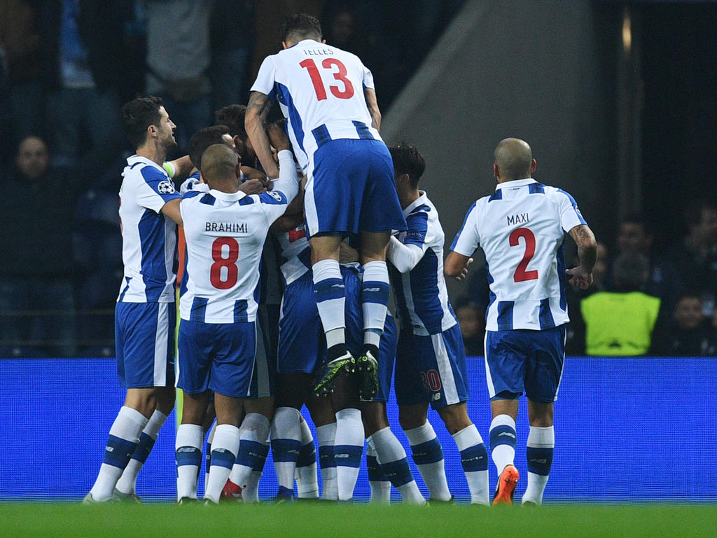 El FC Porto celebrando un gol la pasada Champions League (Foto: Getty)