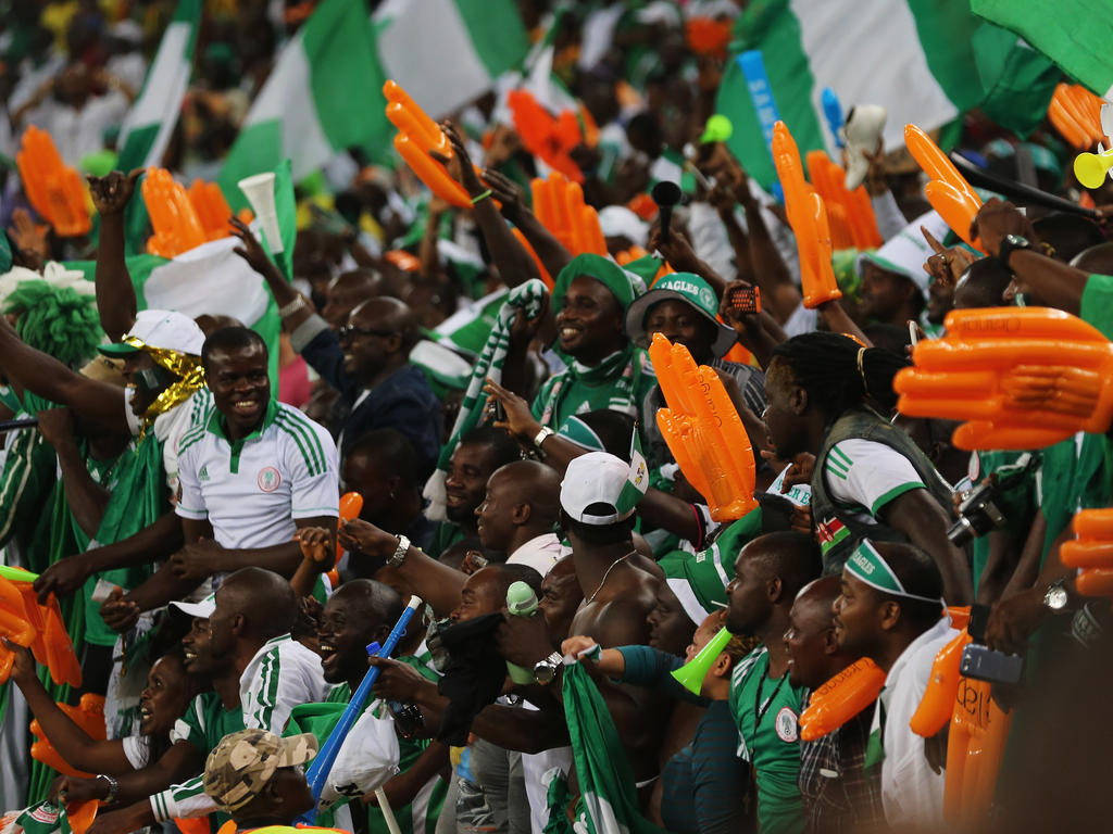 Fans genießen die Spiele beim Afrika Cup