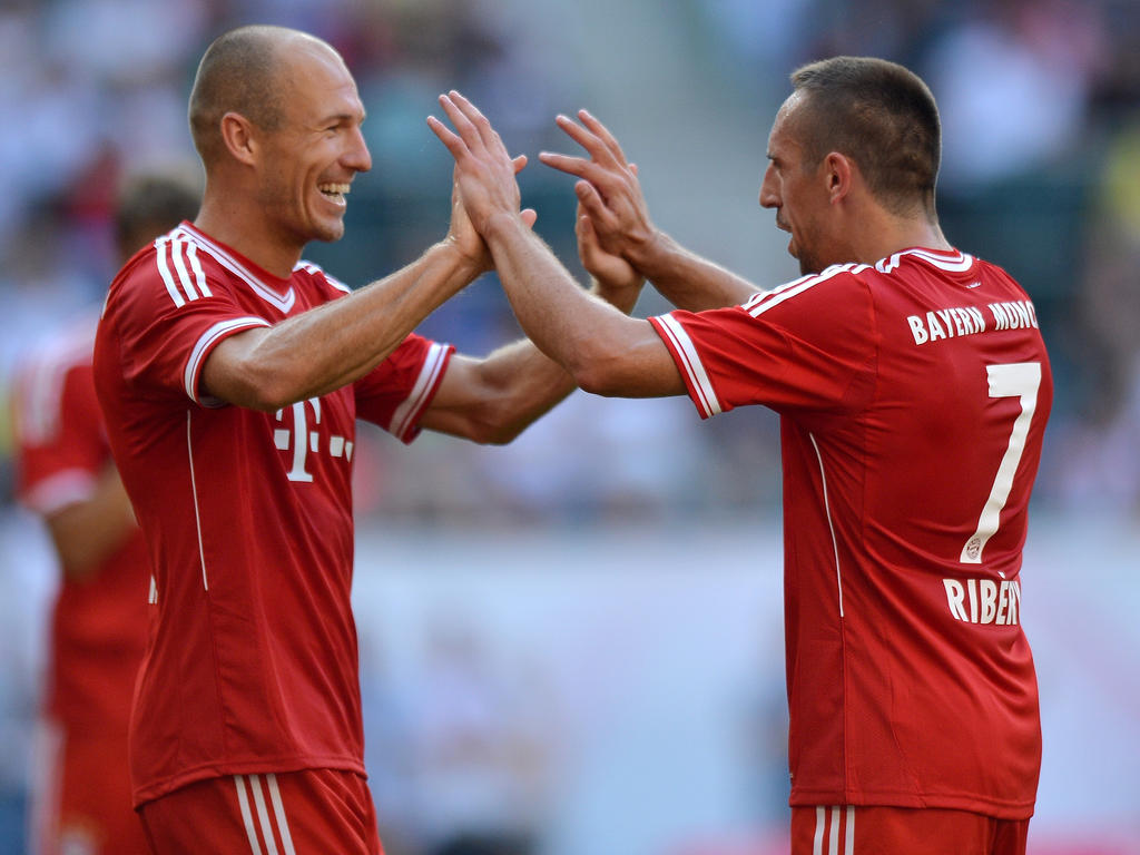 Arjen Robben und Franck Ribéry würden gerne noch eine Saison beim FC Bayern dranhängen