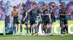 Union Berlin bejubelt einen späten Sieg bei RB Leipzig