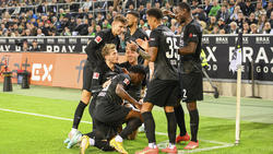 Eintracht Frankfurt gewann am Samstag in Gladbach