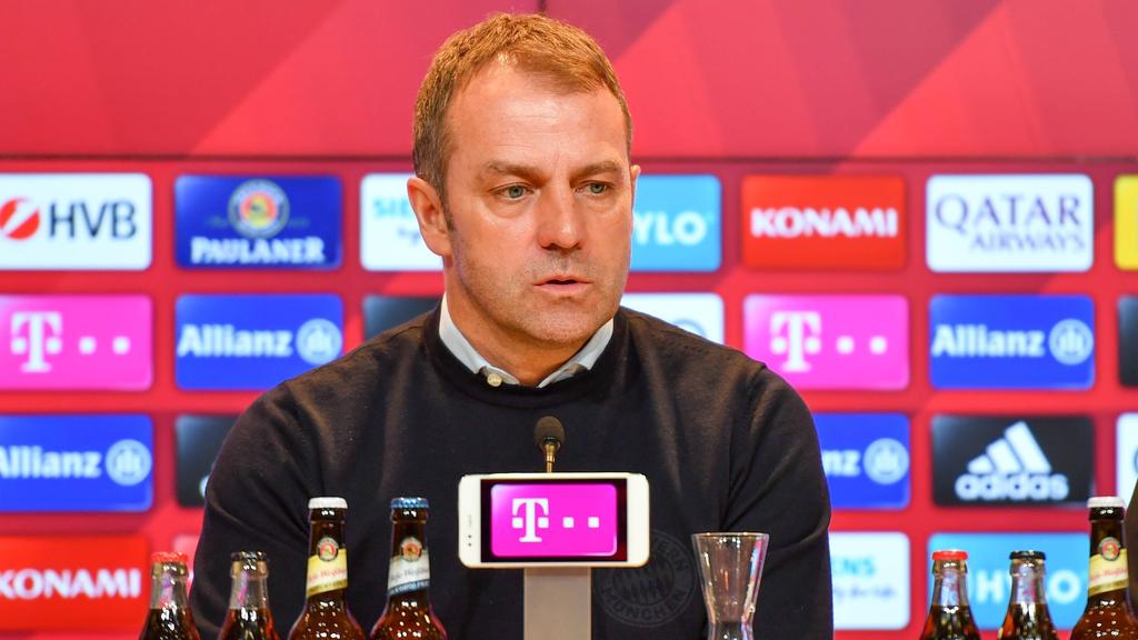 Bayern-Coach Hansi Flick hat sich zum Spiel gegen Hertha und zum Transfergeschehen geäußert Bayern-Coach Hansi Flick hat sich zum Spiel gegen Hertha und zum Transfergeschehen geäußert