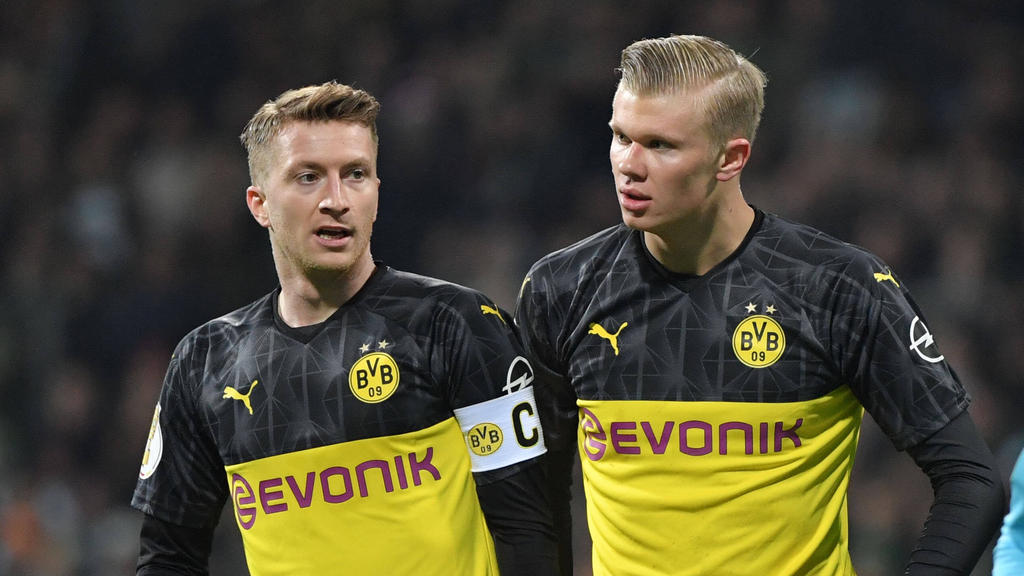 Tun mit der Hilfsaktion gemeinsam Gutes: Marco Reus (li,) und Erling Haaland