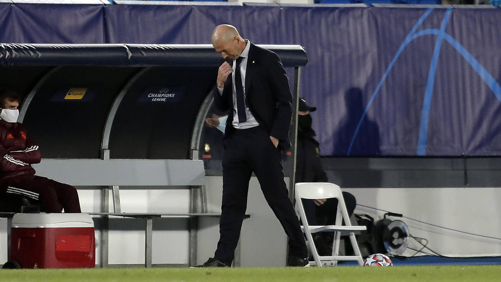 Zinédine Zidane hadert mit seinem Coaching gegen Donezk