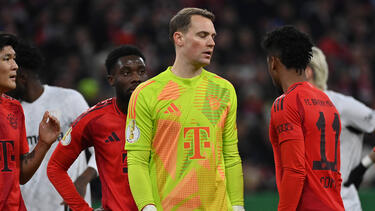 Manuel Neuer flog beim Spiel des FC Bayern vom Platz