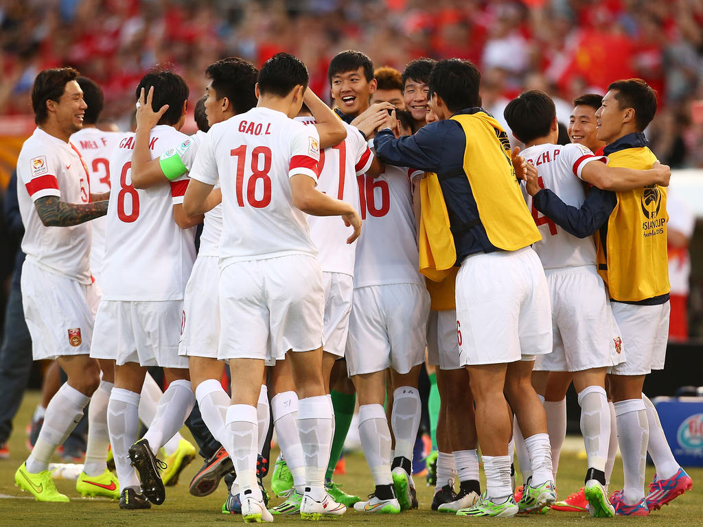 La selección de China en un partido de la Asian Cup en 2015. (Foto: Getty)
