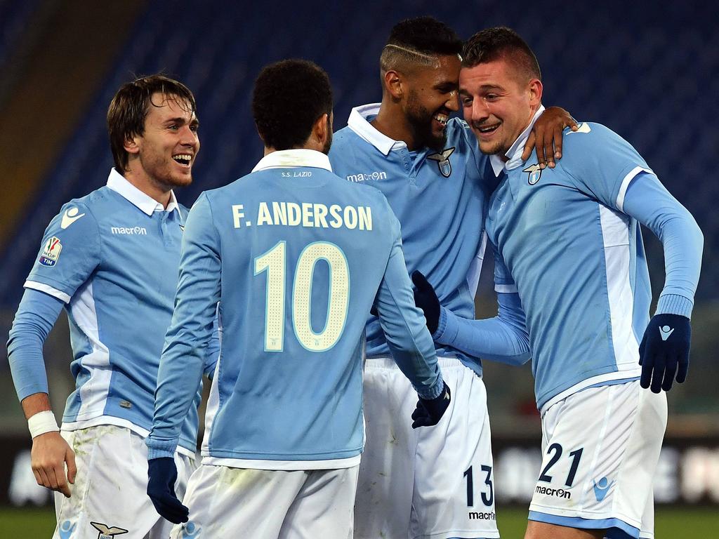 Lazio feiert den Einzug ins Viertelfinale