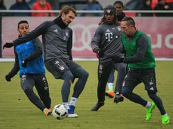 Ribéry (r.) fehlte den Bayern seit Ende Januar