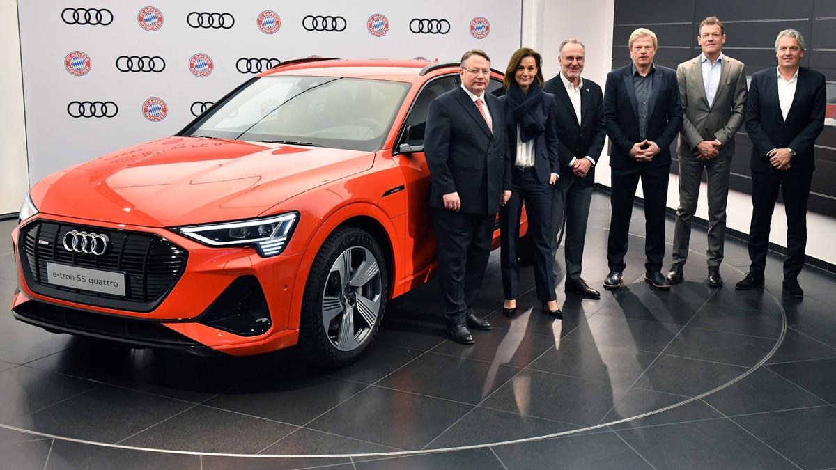 Der FC Bayern hat seine Premium-Partnerschaft mit Audi verlängert Der FC Bayern hat seine Premium-Partnerschaft mit Audi verlängert