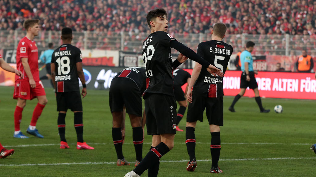 Kai Havertz trug sich für Bayer Leverkusen in die Liste der Torschützen ein