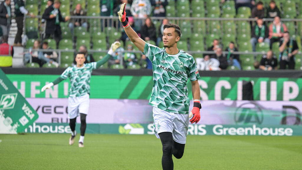Mio Backhaus von Werder Bremen soll das Interesse des FC Barcelona geweckt haben Mio Backhaus von Werder Bremen soll das Interesse des FC Barcelona geweckt haben