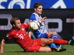 Mario Götze (l.) wird zu Hause gegen Augsburg nicht im Kader stehen