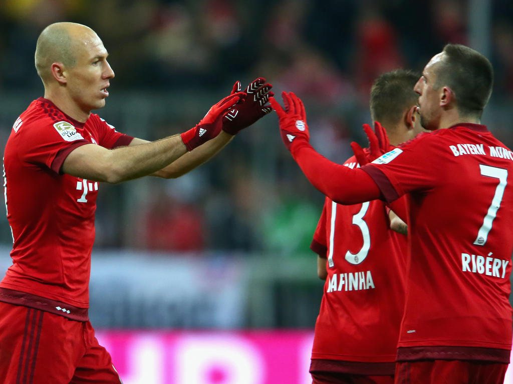 Arjen Robben (l.) und Franck Ribéry stehen noch bis 2017 unter Vertrag