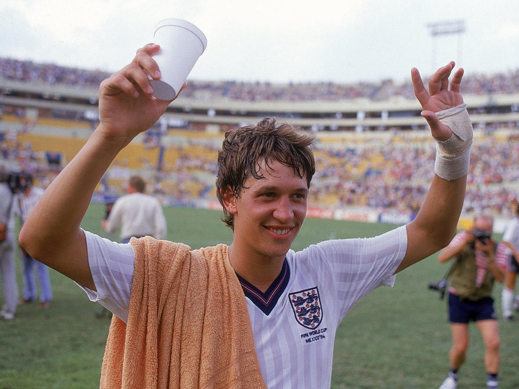 Gary Lineker während der Weltmeisterschaft 1986