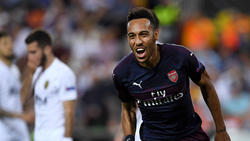 Pierre-Emerick Aubameyang kann mit den Gunners in dieser Saison die Europa League gewinnen
