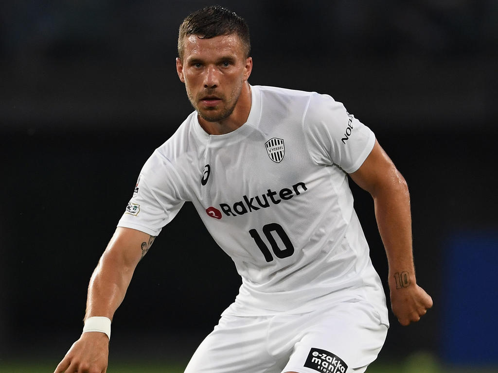 Weltmeister Lukas Podolski holte mit Vissel Kobe einen Punkt gegen Kawasaki Frontale