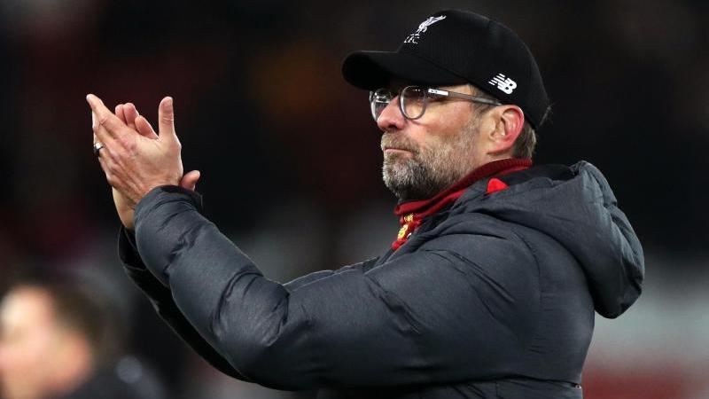 Applaudiert seinen Spielern: Liverpools Trainer Jürgen Klopp