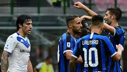 Inter Mailand gewann souverän gegen Brescia