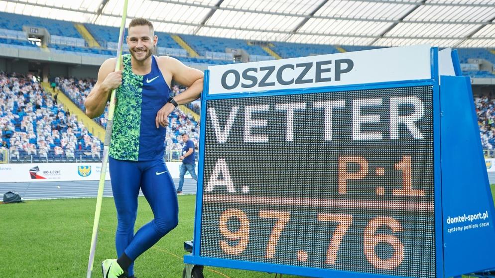 Johannes Vetter warf die zweitbeste Weite der Geschichte Johannes Vetter warf die zweitbeste Weite der Geschichte