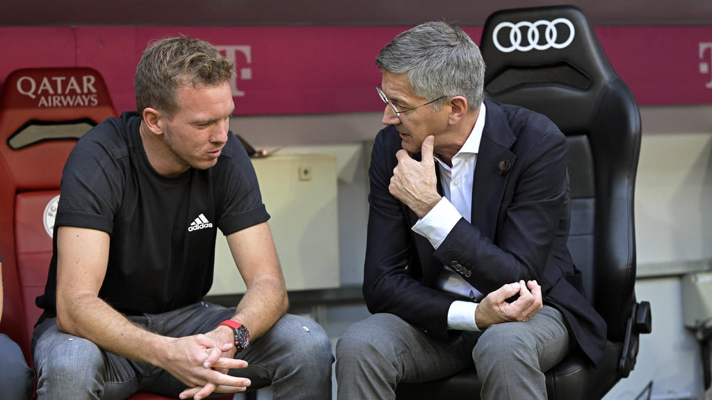 Arbeiten beim FC Bayern nicht mehr zusammen: Herbert Hainer und Julian Nagelsmann