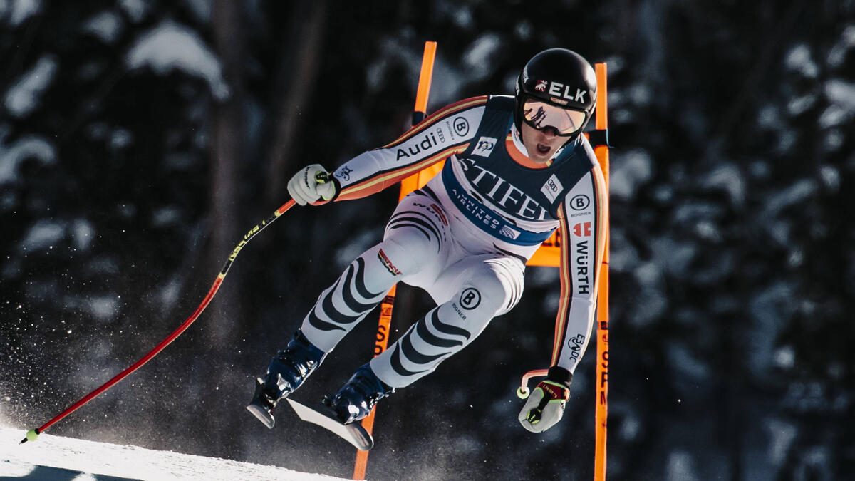 Romed Baumann beim Training vor dem Saisonstart in den USA