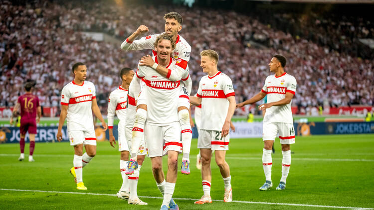 Der VfB Stuttgart durfte viermal gegen Augsburg jubeln