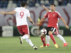 Dragović (r.) soll der neue Turm in der Bayer-Abwehr werden