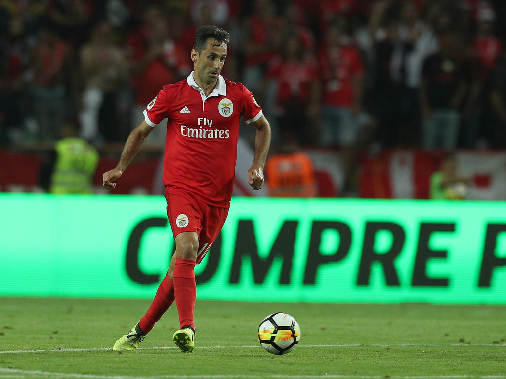 Der Brasilianer Jonas peilt mit Benfica die nächste Meisterschaft an